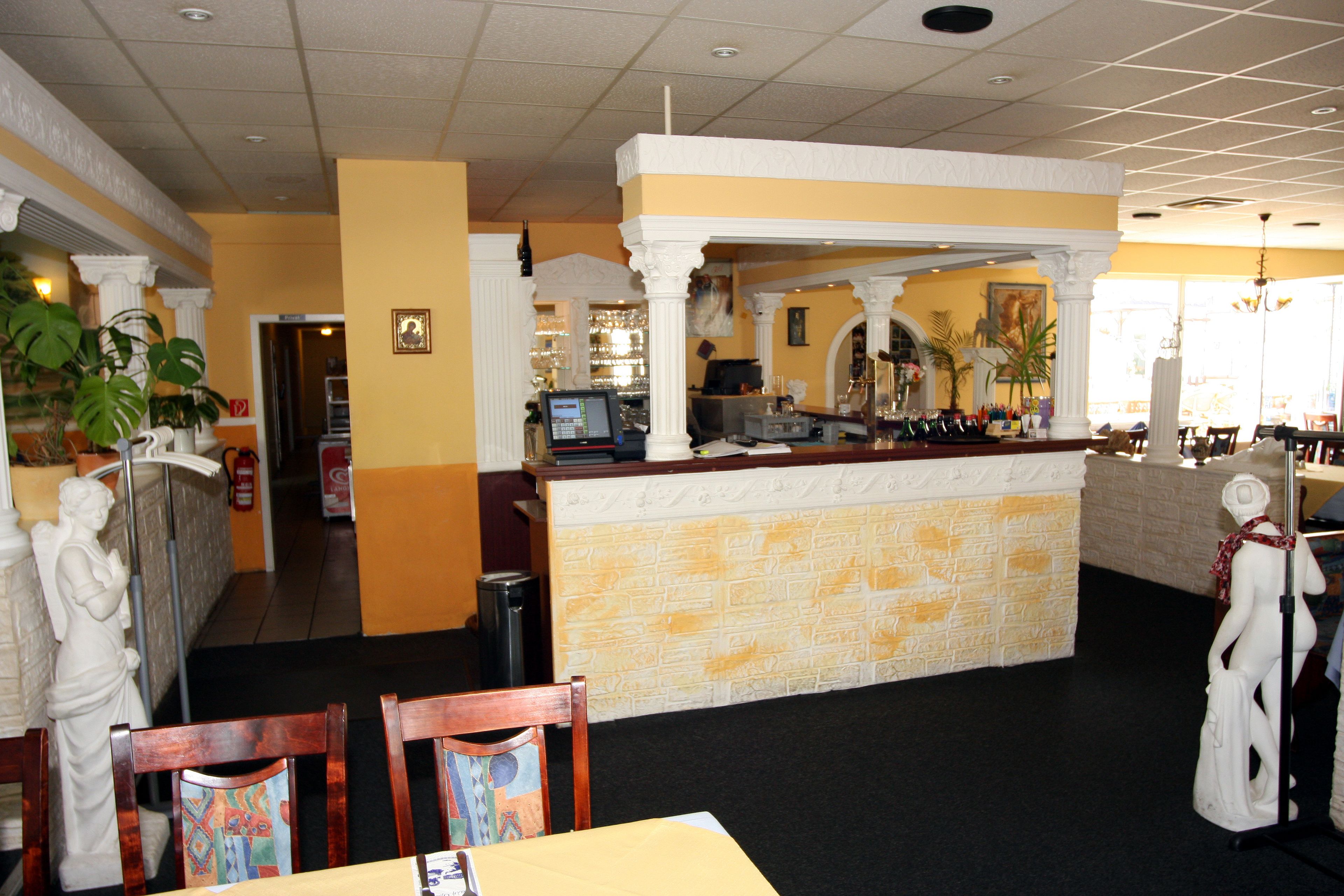 lunch, dinner served; greek cuisine, al fresco dining