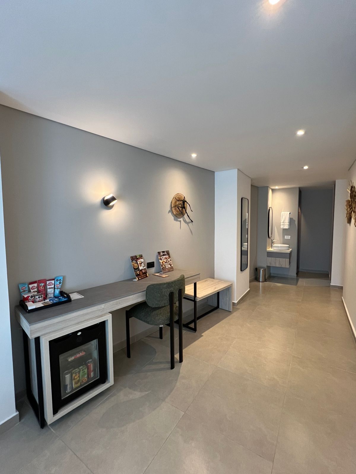 standard double room | living area | 32-inch lcd tv with cable channels, tv, video game console