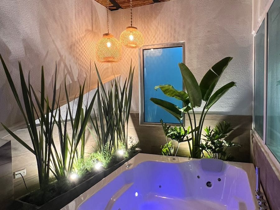 Chambre Deluxe | Baignoire à remous privée