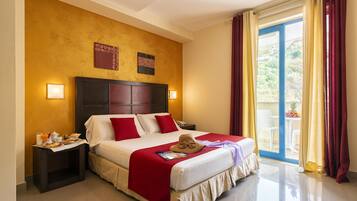 Draps italiens Frette, literie de qualité supérieure, minibar