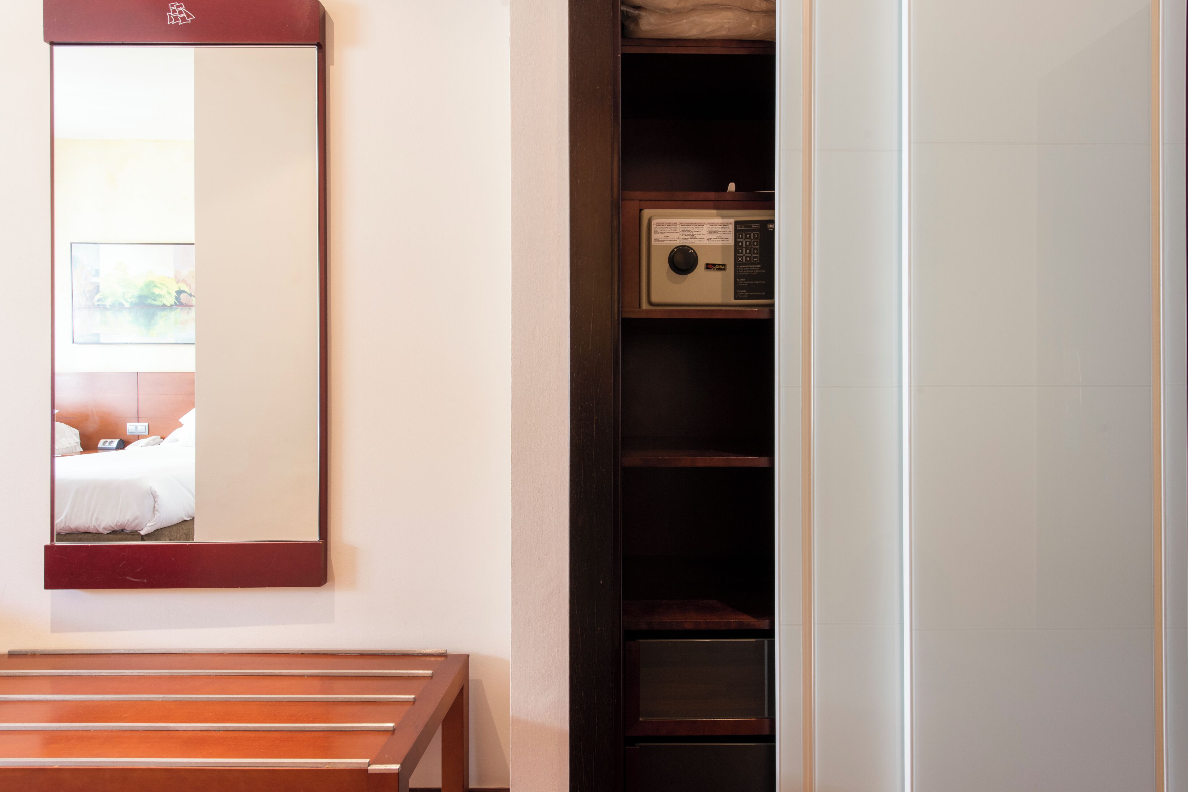 comfort double room | premium bedding, minibar, in-room safe, desk