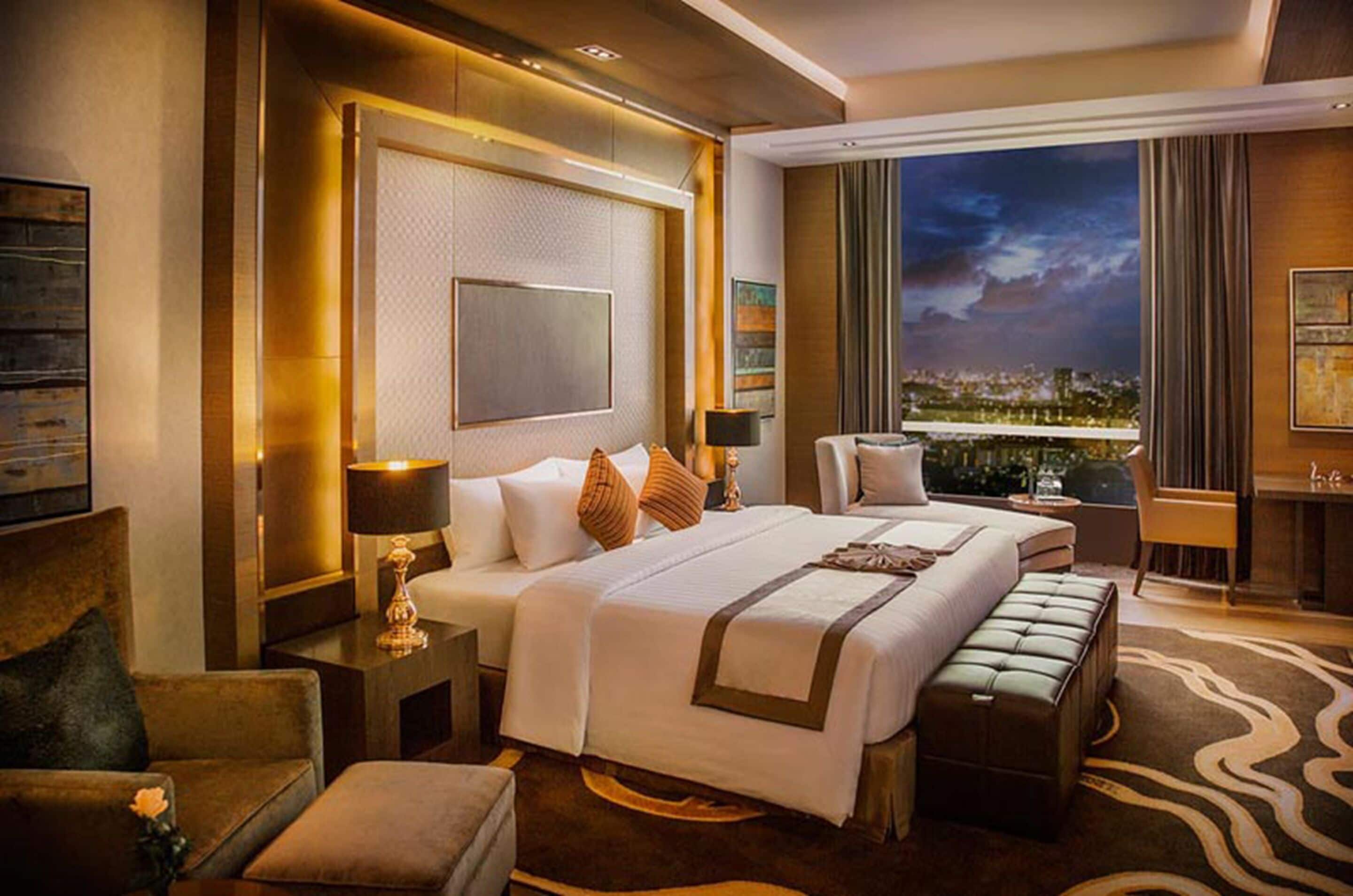 Minibar, in-room safe, desk, blackout curtains