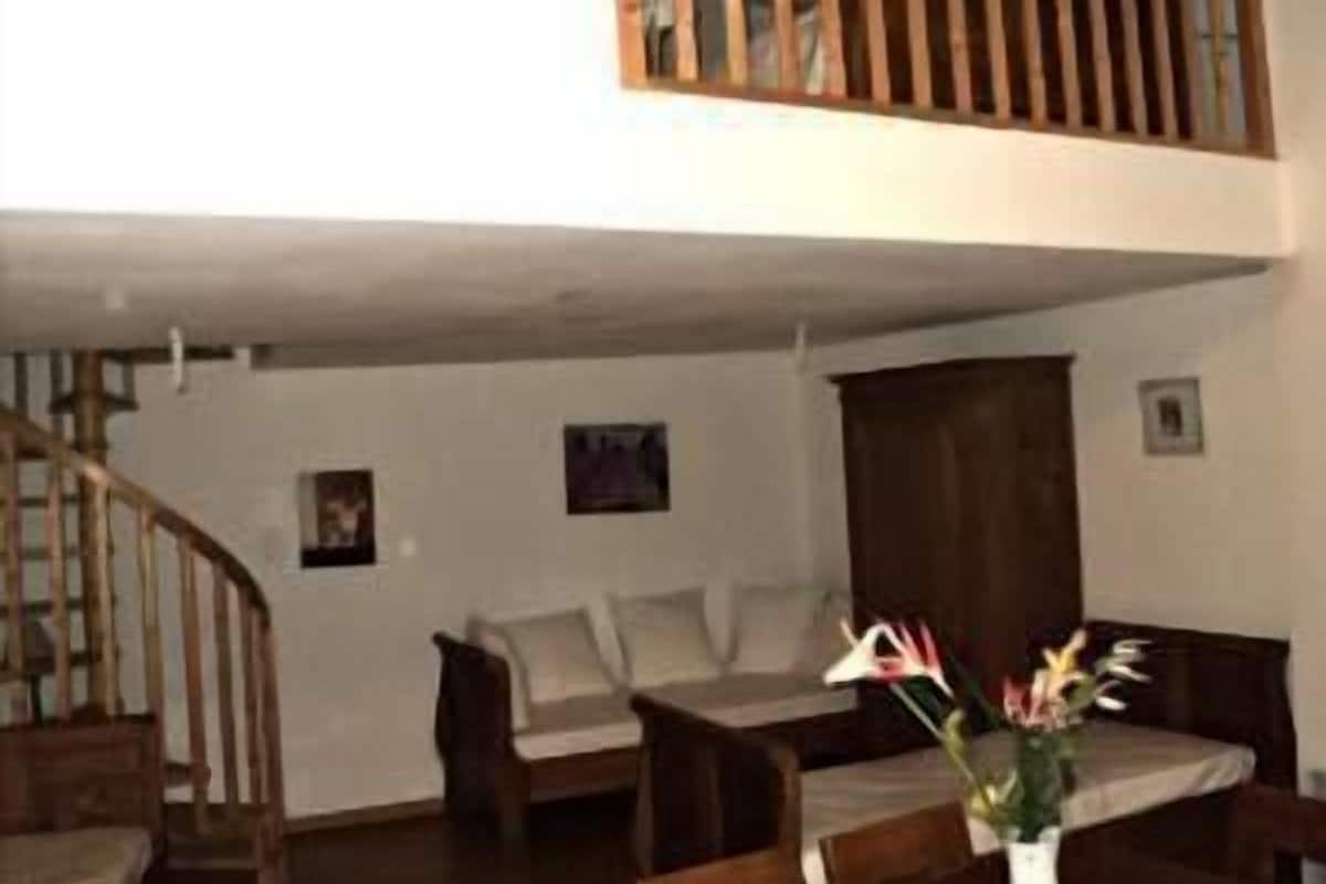 Een flatscreentelevisie