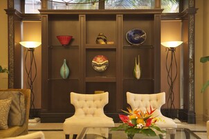 Zona de estar del vestíbulo