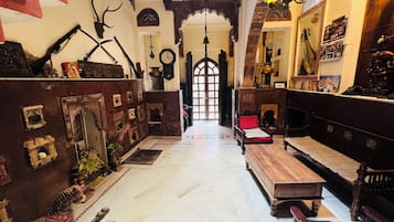 Outdoor banquet area