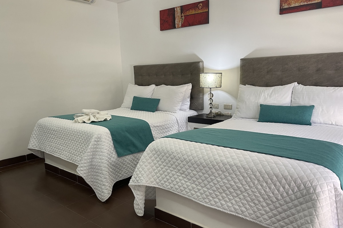 Down comforters, iron/ironing board (on request), bed sheets