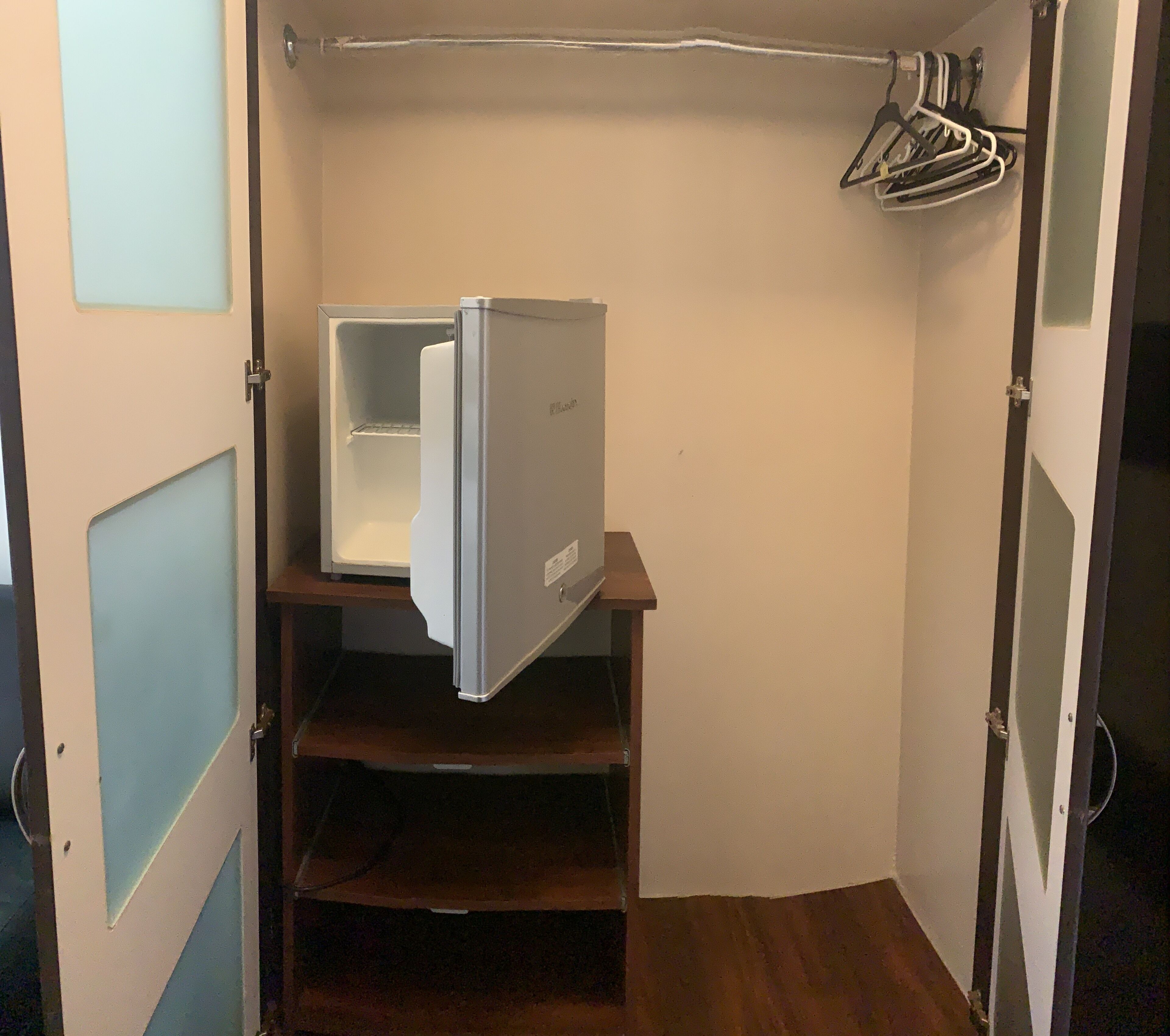 superior quadruple room, 2 double beds, refrigerator, resort view | mini fridge