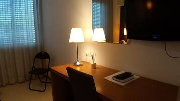 Desk, soundproofing, cribs/infant beds, rollaway beds