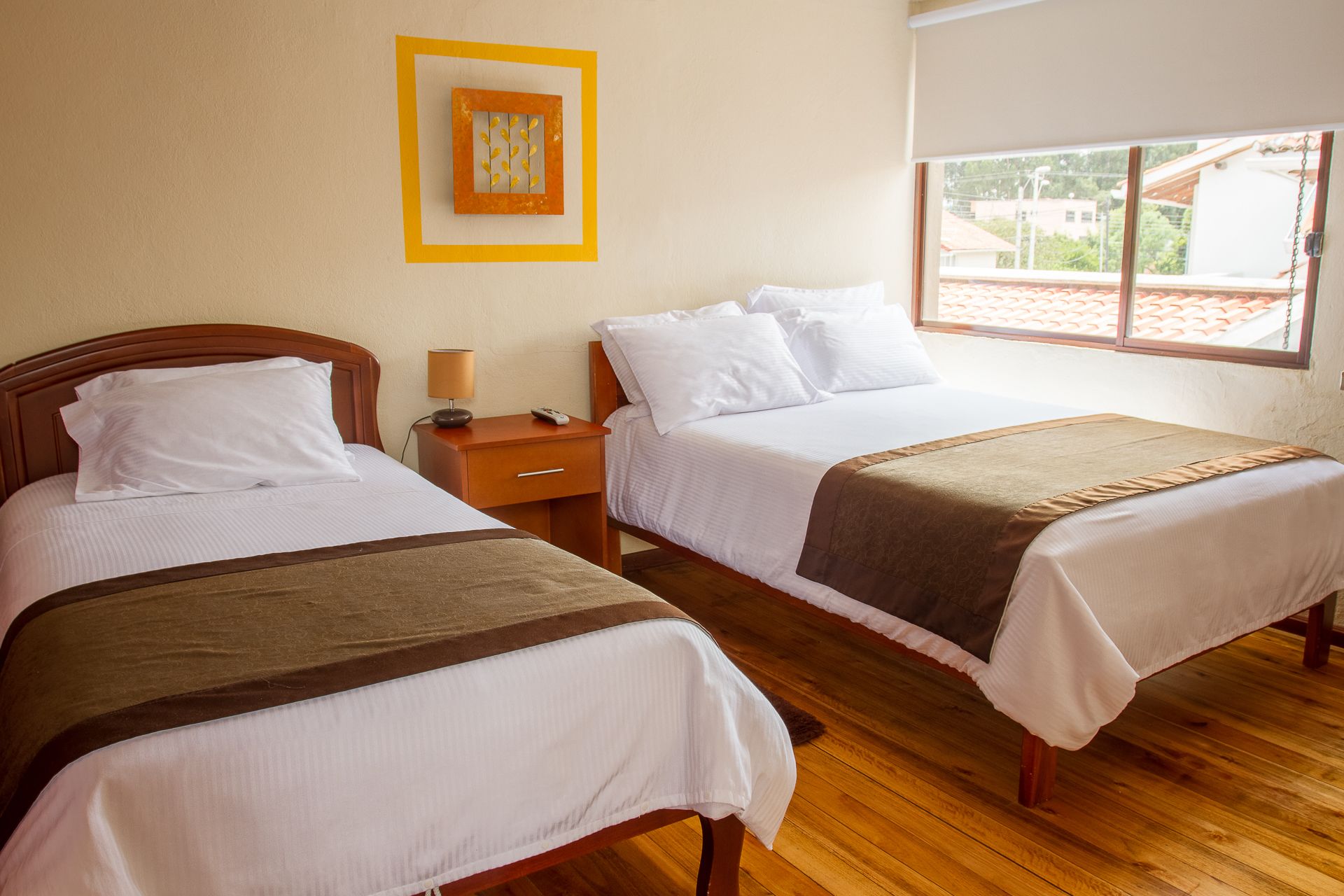 twin room | in-room safe, individually decorated, desk, iron/ironing board