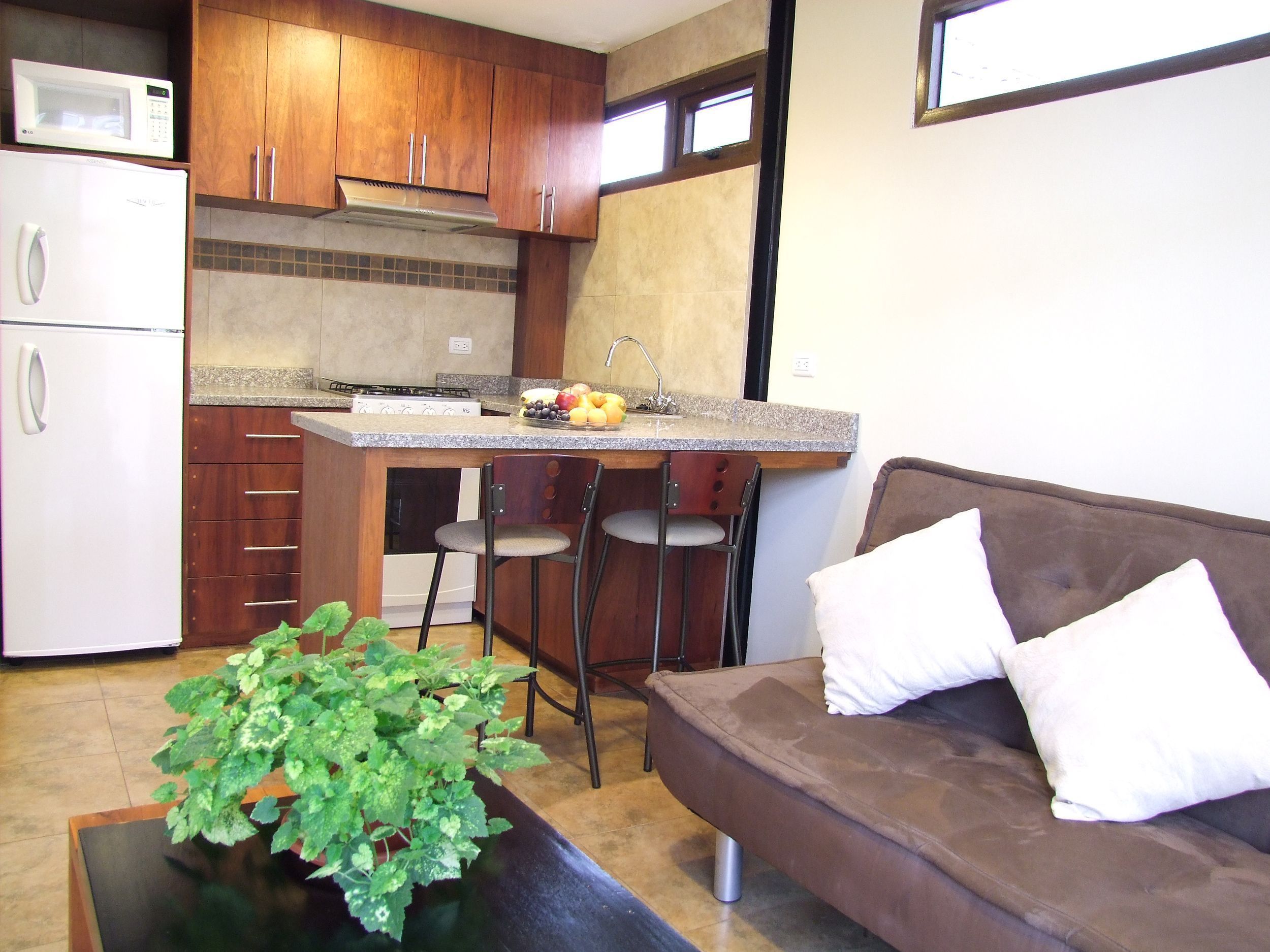 triple room | living room | 22-inch tv with cable channels