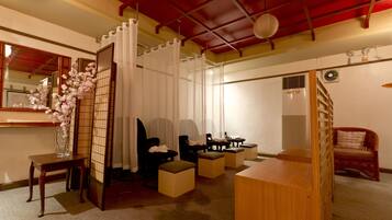 Hot stone massages, Swedish massages, facials, manicures and pedicures