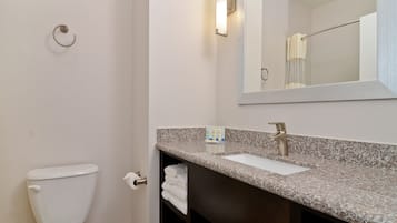 Hair dryer, towels