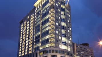 Front of property – evening/night
