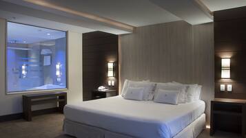Minibar, in-room safe, desk, blackout curtains