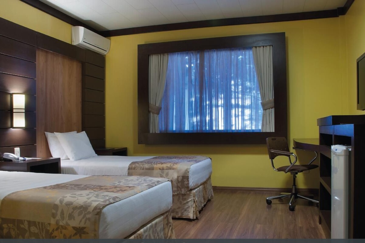 Minibar, in-room safe, desk, blackout curtains