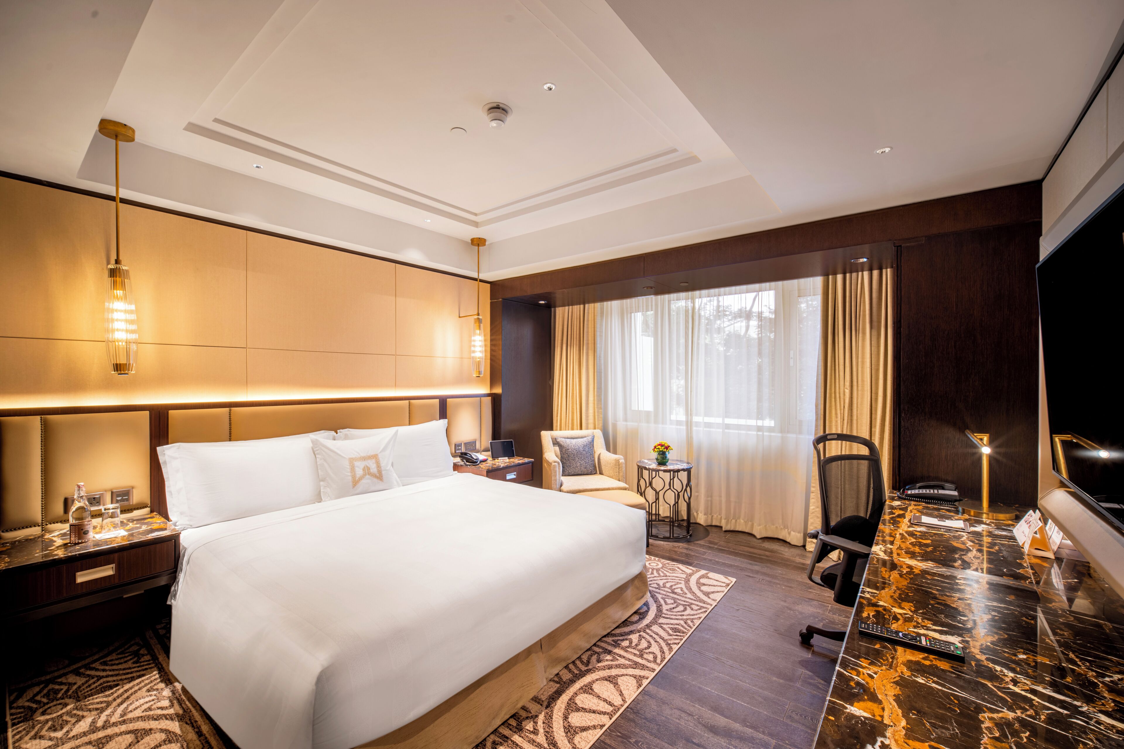 Habitación, 1 cama Queen size, vista a la ciudad | Ropa de cama hipoalergénica y caja de seguridad en la habitación 