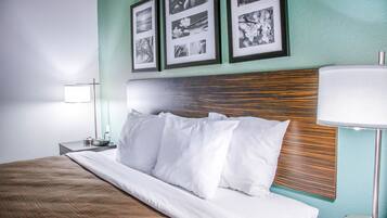 Standard Room, 1 King Bed, Non Smoking | Pillow-top beds, desk, iron/ironing board, free WiFi