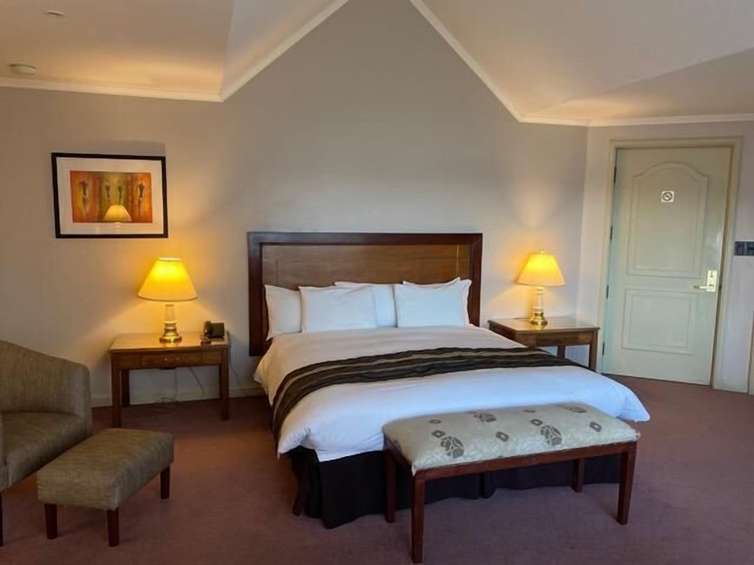 In-room safe, desk, laptop workspace, blackout drapes