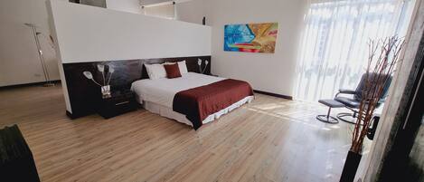 Suite, 1 King-Bett und Schlafsofa