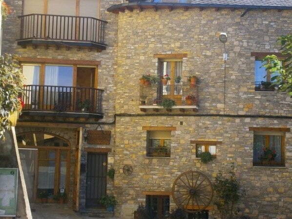 Façade de l’hébergement