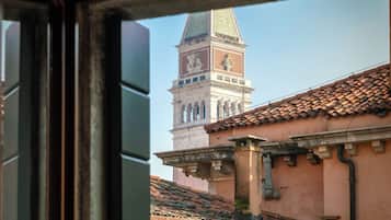 Premium bedding, down duvets, minibar, individually decorated