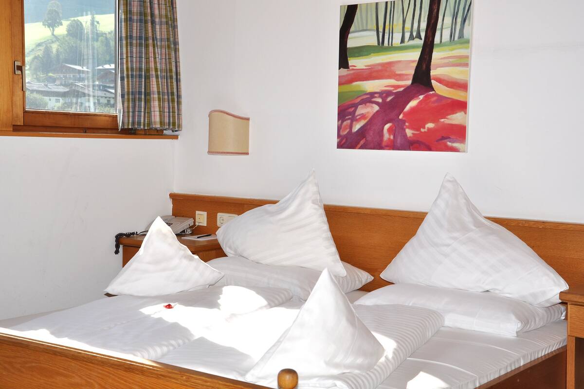 double room, balcony, mountain view (ost) | 1 bedroom, hypo-allergenic bedding, blackout curtains, free wifi