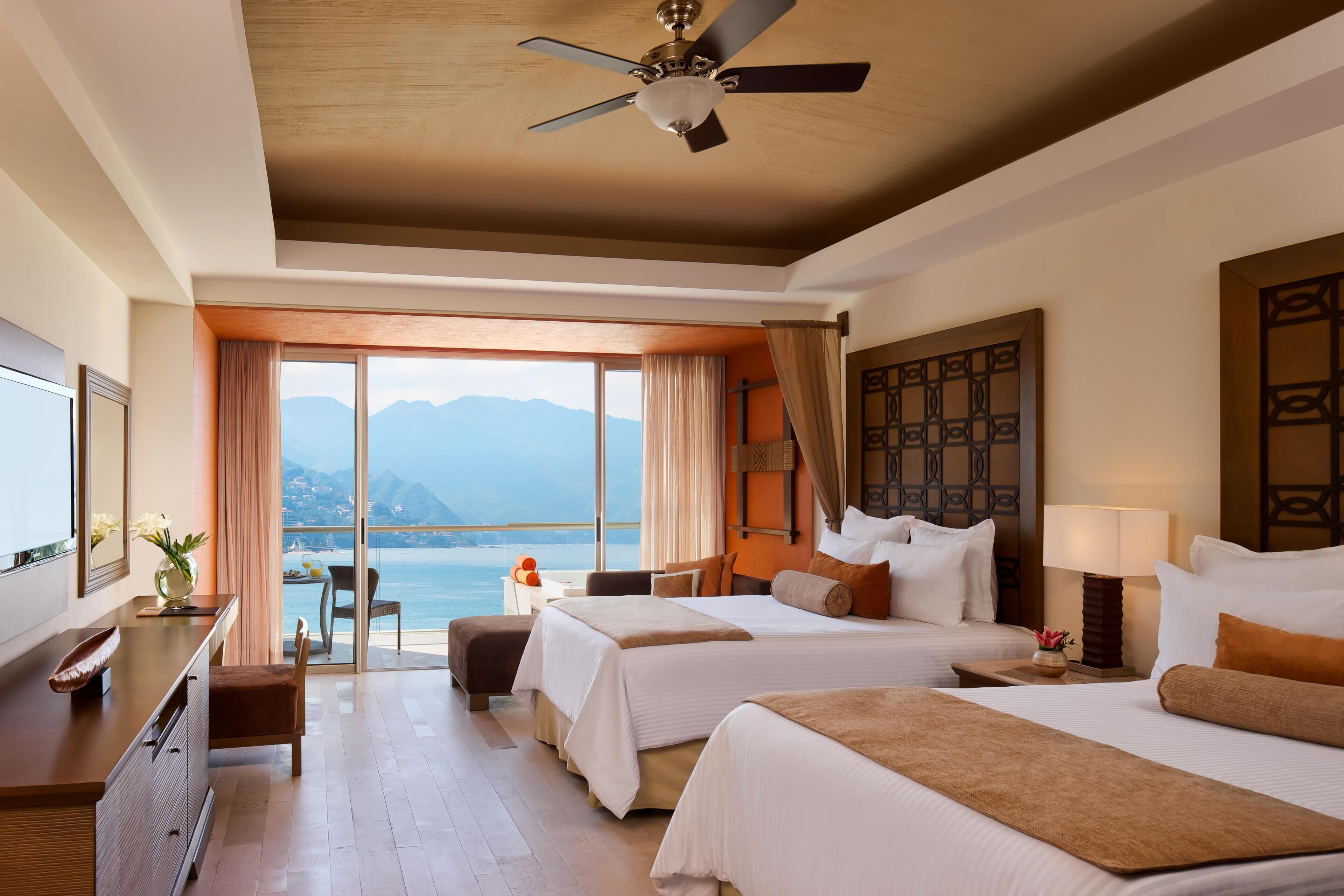 Ropa de cama de alta calidad y artículos del minibar gratis 