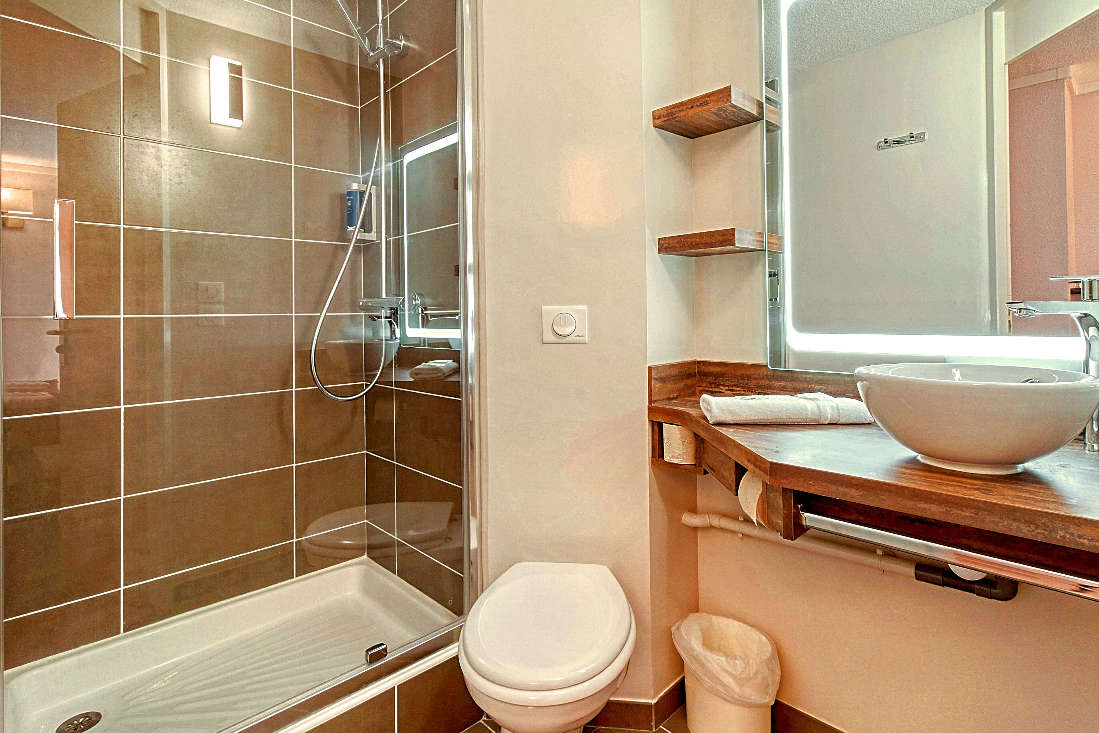standard room, connecting rooms | bathroom | shower, rainfall showerhead, eco-friendly toiletries, hair dryer