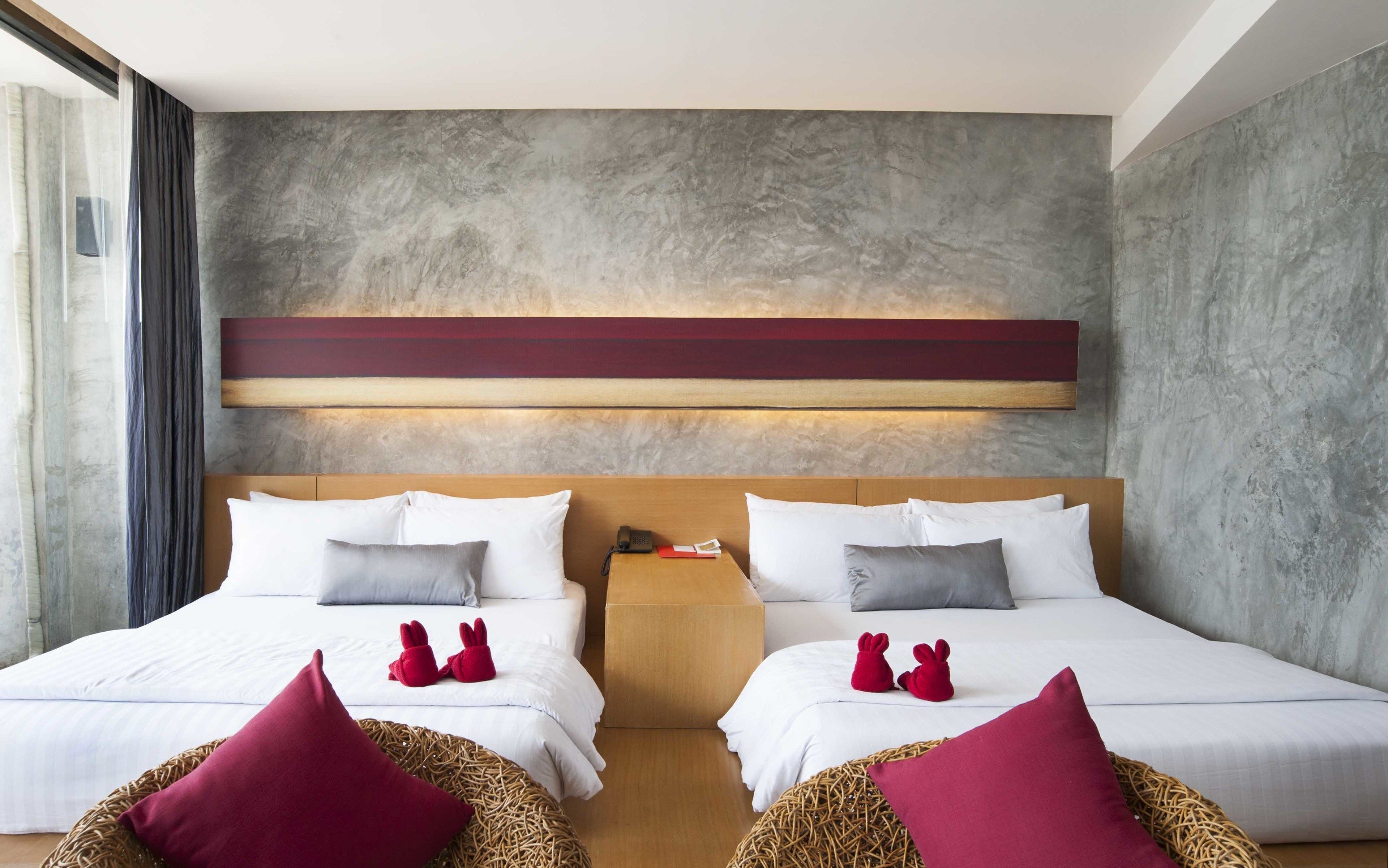 Free minibar, in-room safe, desk, rollaway beds