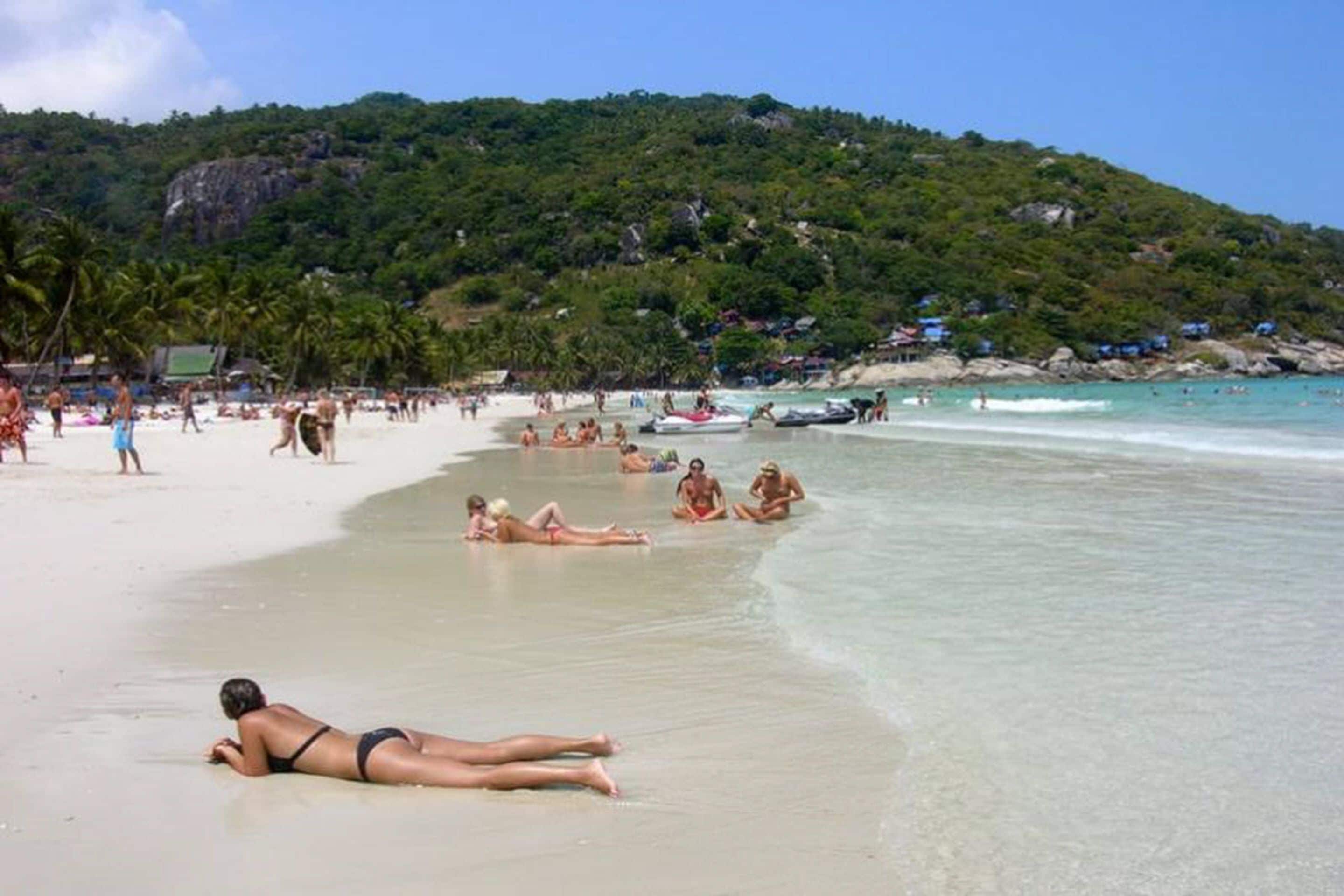 Beach nearby, white sand