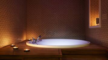Couples treatment rooms, sauna, steam room, Turkish bath