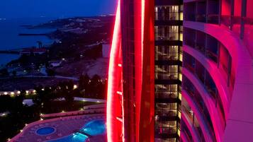 Front of property - evening/night