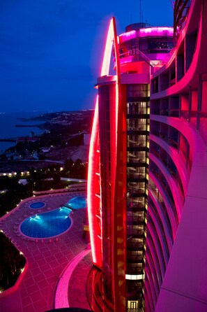 Front of property - evening/night