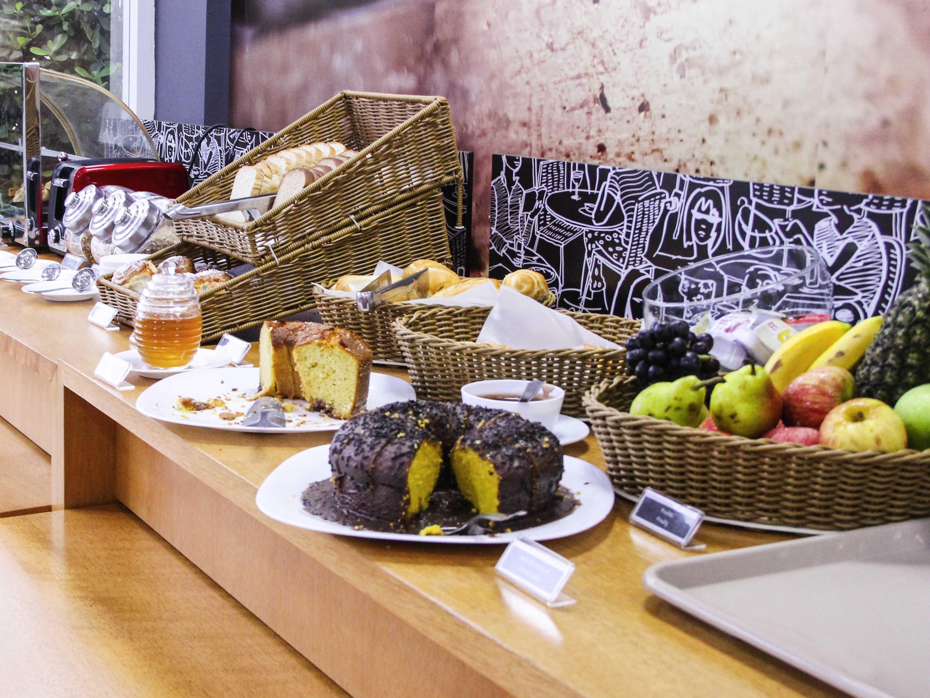 Petit déjeuner à emporter (35 BRL par personne)