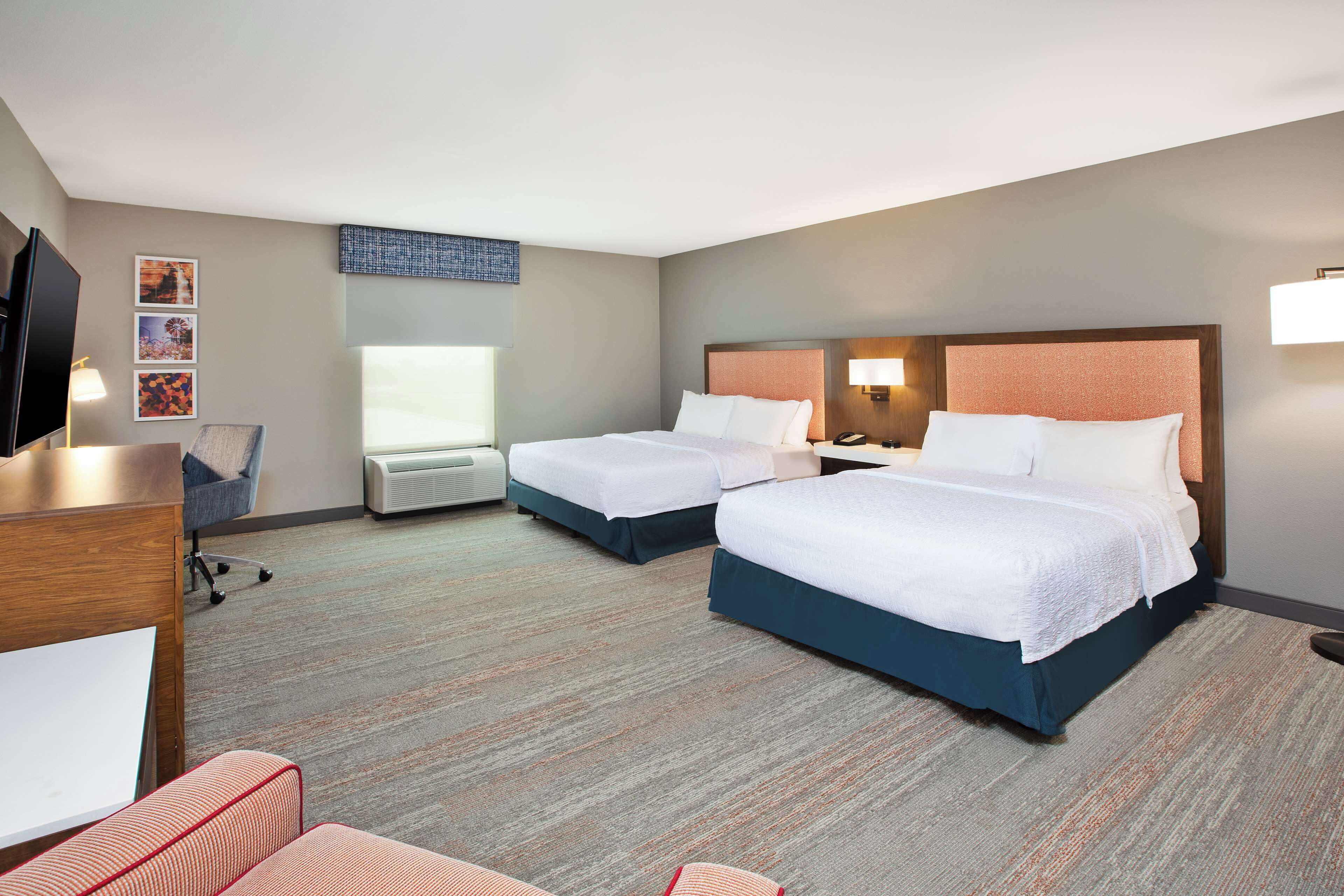 room, 2 queen beds, accessible, bathtub (mobility & hearing) | premium bedding, down duvets, minibar, desk