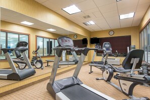 Stay fit and active with our well-equipped gym featuring treadmills, elliptical trainers, and more.