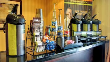 Free daily self-service breakfast