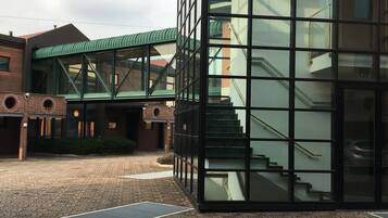 Blick von der Unterkunft