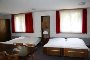 Hypoallergeen beddengoed, een bureau, gratis wifi, beddengoed