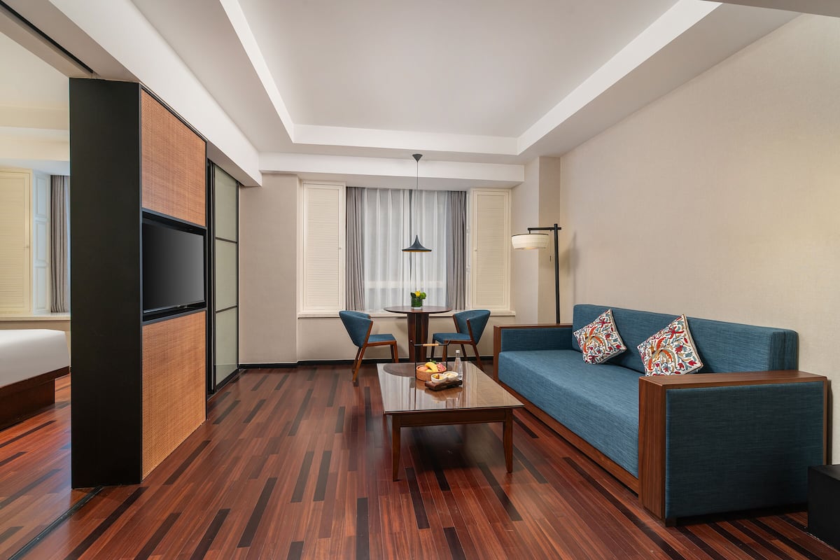 Suite | Luxe beddengoed, donzen dekbedden, pillowtop-bedden, een gratis minibar