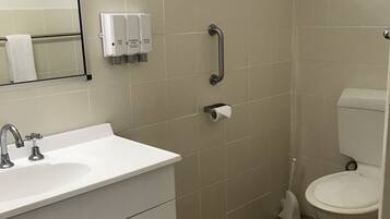 Standard Double Room, 1 Double Bed | Bathroom | Shower, hair dryer, towels