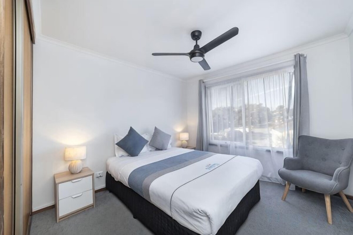 Blackout drapes, soundproofing, iron/ironing board