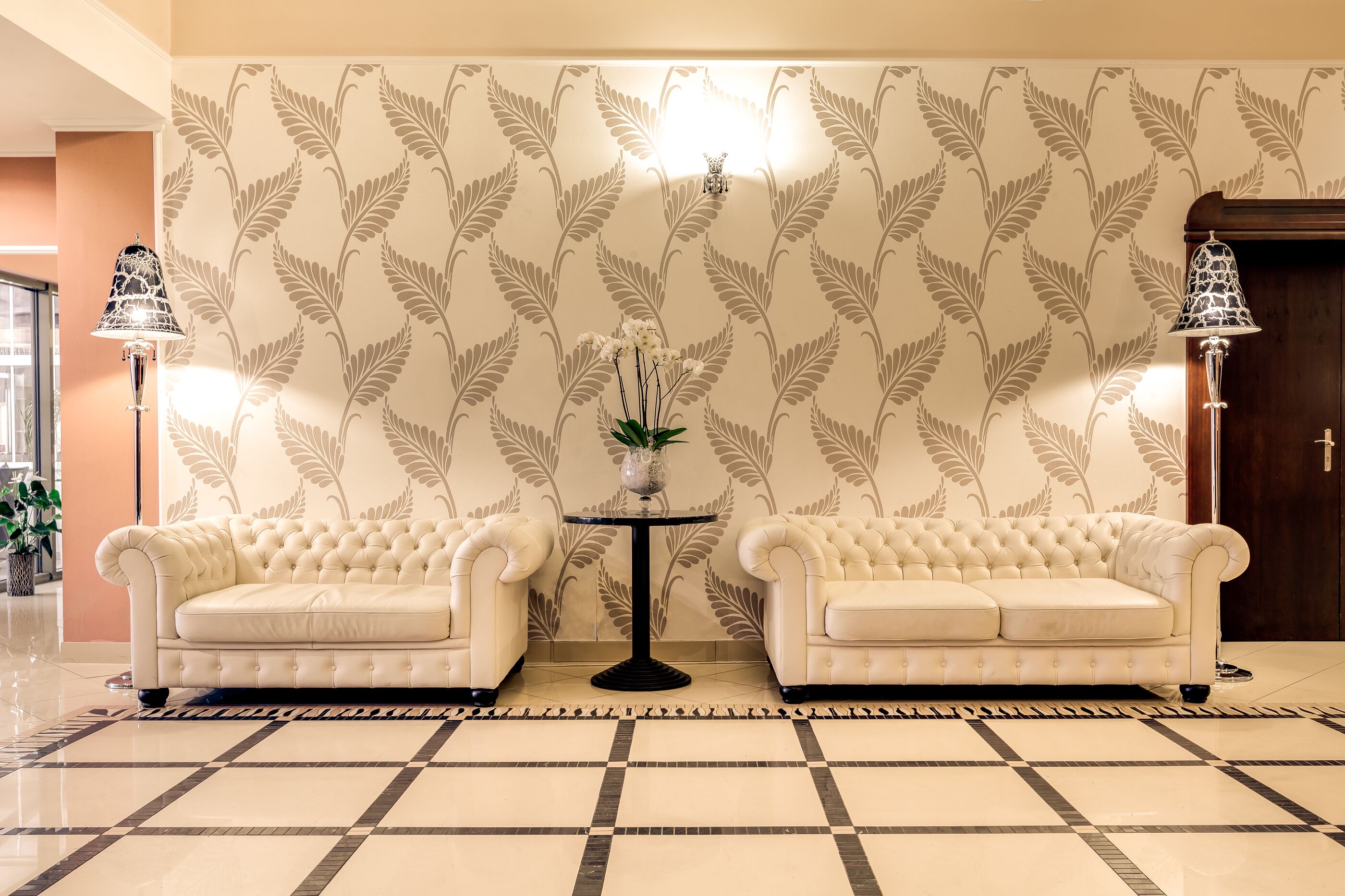 Sitzecke in der Lobby