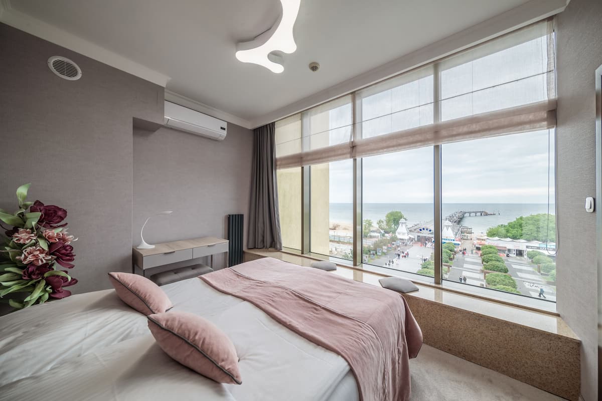 Appartamento, 1 camera da letto | 1 camera, biancheria da letto ipoallergenica, una cassaforte in camera