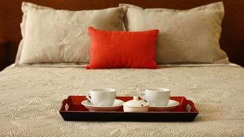 Premium bedding, down duvets, in-room safe, individually decorated