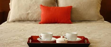 Premium bedding, down duvets, in-room safe, individually decorated