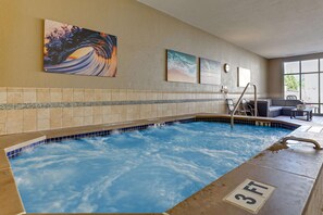 Indoor pool, outdoor pool