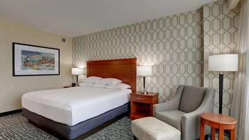 Desk, blackout drapes, iron/ironing board, free cribs/infant beds