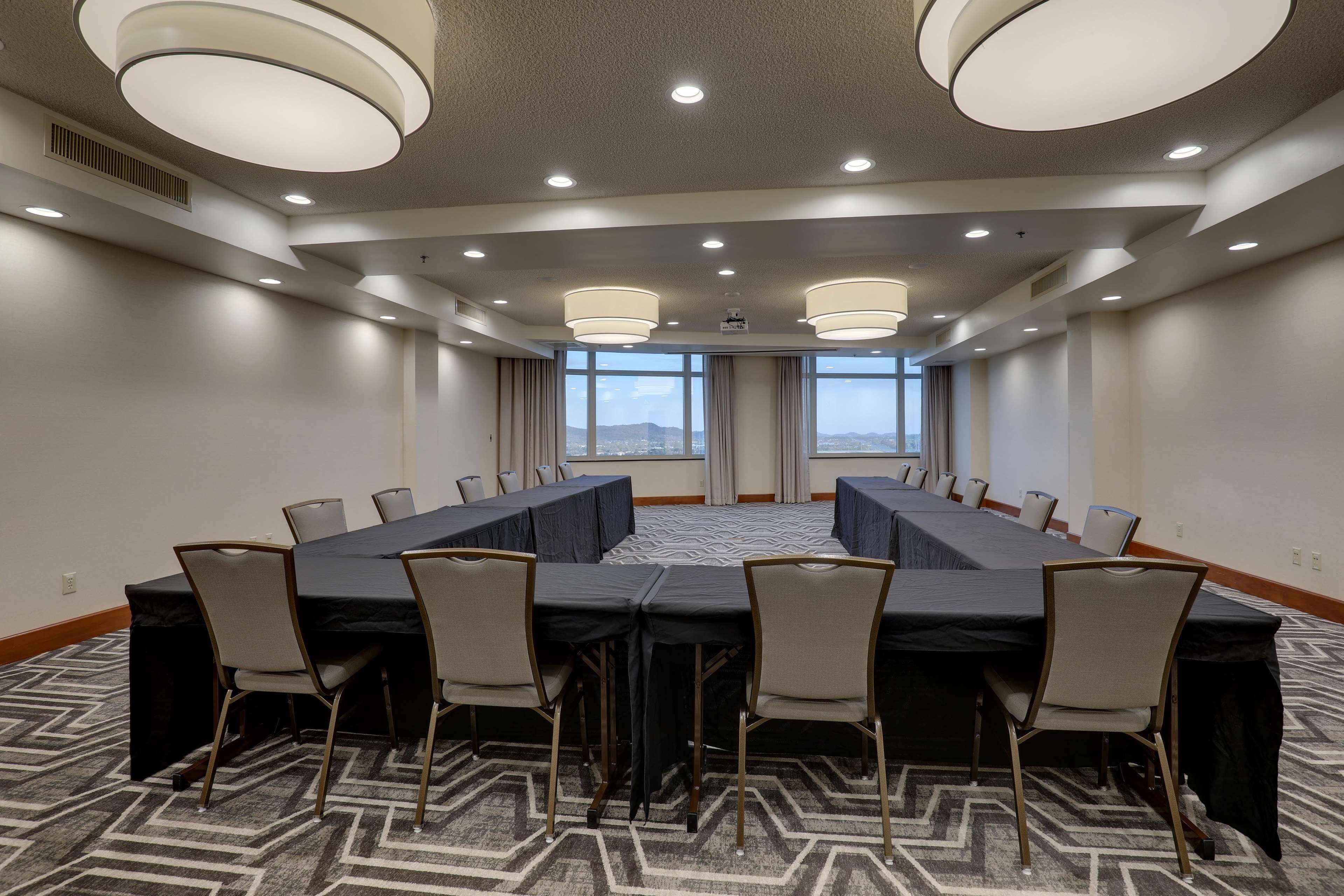 1 bedroom, desk, blackout curtains, iron/ironing board