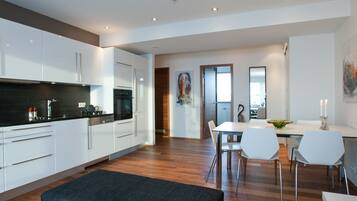 Apartment, 1 Bedroom | Living area | LCD TV, DVD player, iPod dock